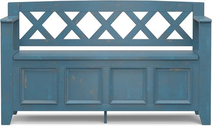 SIMPLIHOME Amherst Entryway Storage Bench - Image 6