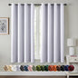 MIULEE Blackout Curtains for Bedroom 2 Panels 50x63 Inch Long Greyish White | by MIULEE