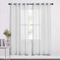 NICETOWN Light Gray Sheer Curtains by NICETOWN