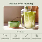 KROMA. Intermittent Fasting Matcha, 36 Servings, Organic Ceremonial Grade Powder, Zero Sugar Gluten Free Green Tea with Ginger, L Theanine, Spirulina, Turmeric, Matcha Latte Powder, Fasting & Energy Support