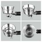Stainless Steel Espresso Dosing Funnel Compatible with 58mm Portafilter
