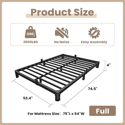 ROIL 4 inch Full Size Bed Frame - Image 2