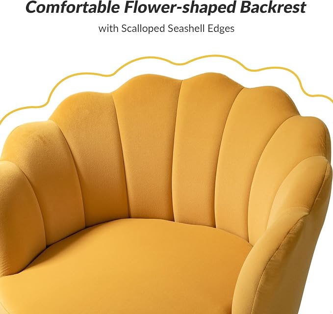 HULALA HOME Velvet Accent Chairs Set of 2 - Image 5