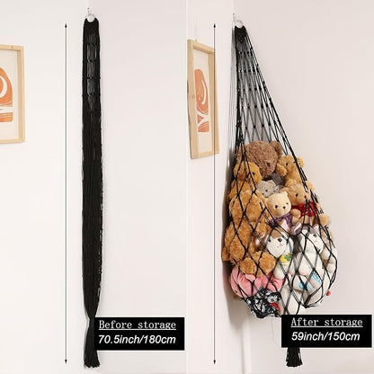 Novel Amdermi Stuffed Animal Hammock Corner Hanging Net - Image 2