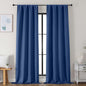 Simplebrand Ava Royal Blue Blackout Curtains by Simplebrand