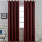 Yakamok Room Darkening Curtains 52x96 inch Length Burgundy Red-Living Room | 2 by Yakamok