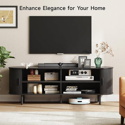 ONBRILL 63" TV Stand with Power Outlet - Image 3