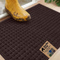 GORILLA GRIP® Ultra Absorbent Front Door Mat Outside Entrance, Traps Dirt and by Unknown