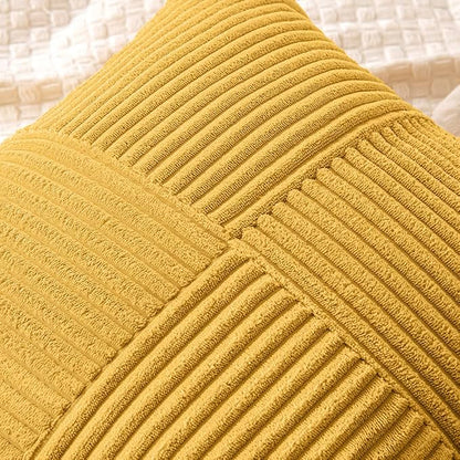MIULEE Mustard Yellow Decorative Throw Pillow Covers - Image 2