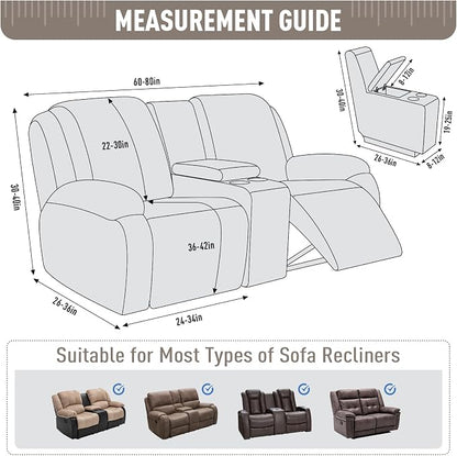 TAOCOCO Loveseat Recliner Cover - Image 5