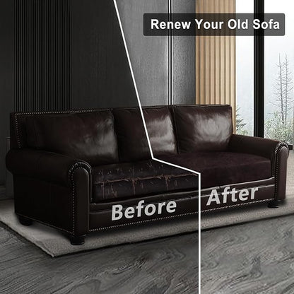 ANARACHON Leather Look Couch Cushion Covers Sofa Seat Slipcovers Sets Couches - Image 7