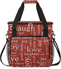 red love romance Coffee Maker Carring Bag Travel Carrying Storage Tote Bag Compatible with Keurig K-Mini or K-Mini Plus Portable Single Serve Coffee Brewer Case with Pockets for K-cup Pods