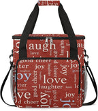 red love romance Coffee Maker Carring Bag Travel Carrying Storage Tote Bag Compatible with Keurig K-Mini or K-Mini Plus Portable Single Serve Coffee Brewer Case with Pockets for K-cup Pods