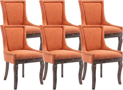 Modern Dining Chairs Set of 6, High Back Dining Chairs Side Chairs by MZDOO
