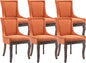 Modern Dining Chairs Set of 6, High Back Dining Chairs Side Chairs by MZDOO