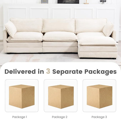 ROWHY Oversized Modular Sectional Sofa - Image 4