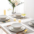 AmorArc Ceramic Plates Set of 6, 8.5 Inch Handmade Reactive Glaze Stoneware Plates set for Dessert, Salad, Appetizer, Small Dinner Plates, Microwave & Dishwasher Safe, Scratch Resistant