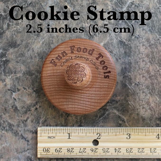 Wood Cookie Stamp, 2.5 Inch (When Pigs Fly CS-100)