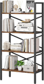 Homeiju 4 Tier Bookshelf 23.6" Width, Kids Bookshelf by Homeiju