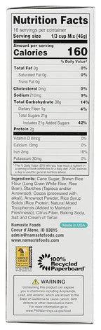 Namaste Foods, Gluten-Free Chocolate Cake Mix, Allergen-Free, 26-Ounce Boxes (Pack of 6)