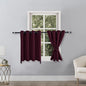 RV Blackout Curtains for Bedroom 52 x 36 Inch Long Burgundy 2 Panel | Thermal by Hiasan