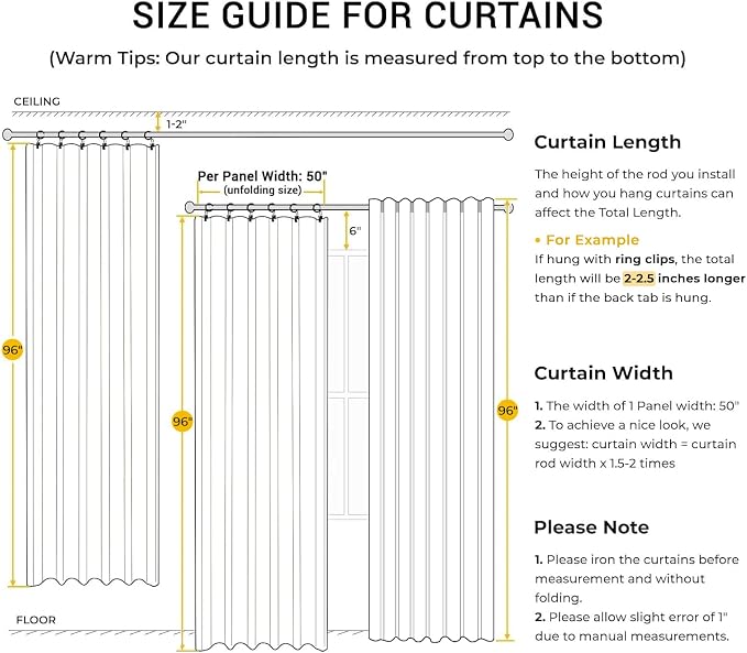 INOVADAY 100% Blackout Curtains - Image 8