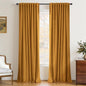 INOVADAY 100% Blackout Linen Curtains by INOVADAY