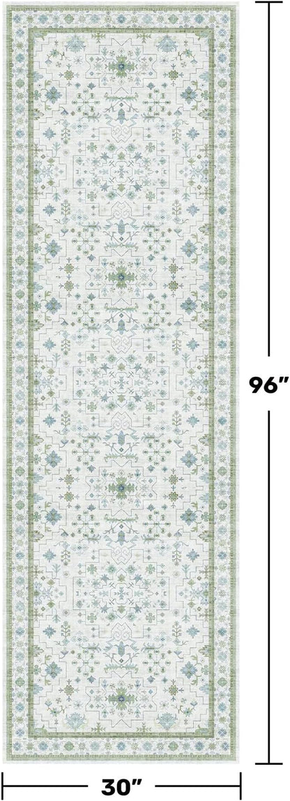 Oushak Wide Hallway Runner Rug 2'6"x8' - Image 2