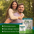Organic Nettle Leaf Tea (3.5oz) - Stinging Nettle Tea Organic - Urtica Dioica Herb - Te de Ortiga – Natural Cleansing, Allergy, Fluid Balance