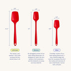 GIR: Get It Right Silicone Spoonula Spatula - 11 in Slate - Heat-Resistant up to 425°F & Non-Scratch Seamless Design - Dishwasher Safe Scraper & Stirring Tool