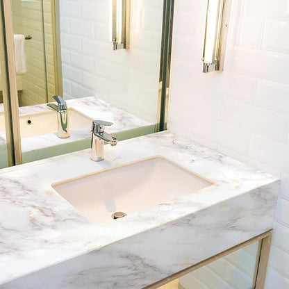 rabbitgoo Marble Contact Paper for Countertops, Self Adhesive Peel and Stick - Image 7