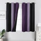 Black and Purple Ombre Blackout Curtains 54 Inch Length | Room Darkening by ESTELARTEXTILER