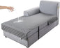 Genina L Shape Couch Cover, Sectional Couch Chaise Covers, Waterproof Washable by Genina