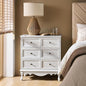 HULALA HOME 3-Drawer Nightstand by HULALAHOME