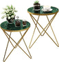 HLR Modern Round Side Table Set of 2, End Table by HomeDeservesaRelaxLiving
