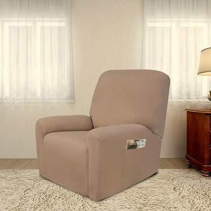 PureFit Stretc Recliner Chair Covers Fleece Soft Couch Covers - Image 2