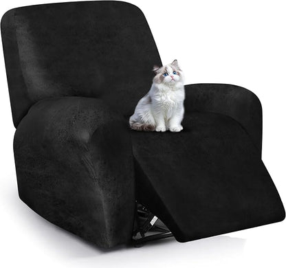ANARACHON Leather Look Recliner Chair Covers, 4-Pieces Stretch Recliner Cover by ANARACHON