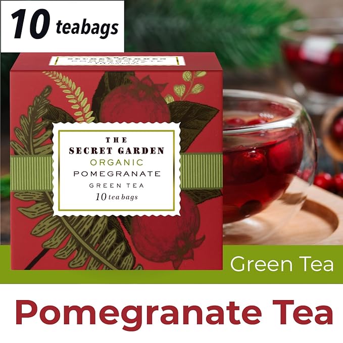 Premium Organic Holiday Tea Bag Sampler Gift Box - 90 Bags 9 Exotic Flavors Herbal Orange Spice, Mango, Earl Grey, Pomegranate, Peach, Green, Ginger Peach, Lemon Ginger, Acai Berry