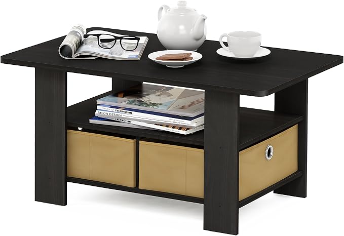Furinno Andrey Coffee Table, Small Modern Center Table by Furinno-FitsYourSpaceFitsYourBudget