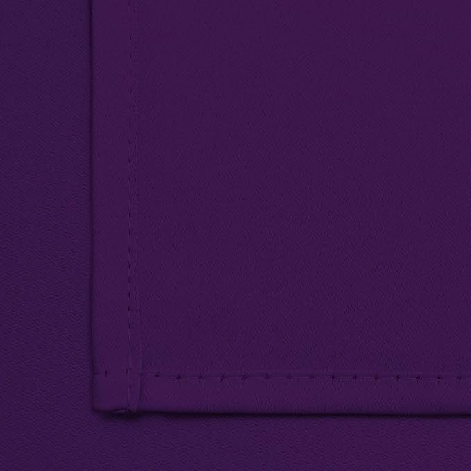 Yakamok Purple Room Darkening Window Curtains 52x36 Inch - Image 5