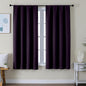 Simplebrand Ava BlackBerry Blackout Curtains by Simplebrand