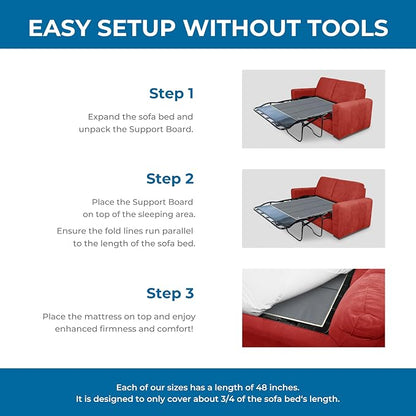 Meliusly Sleeper Sofa Support Board Queen Size – Durable Support to Fix Sagging - Image 6