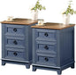 Joaxswe Night Stand Set of 2, Farmhouse 18" End Table by Joaxswe