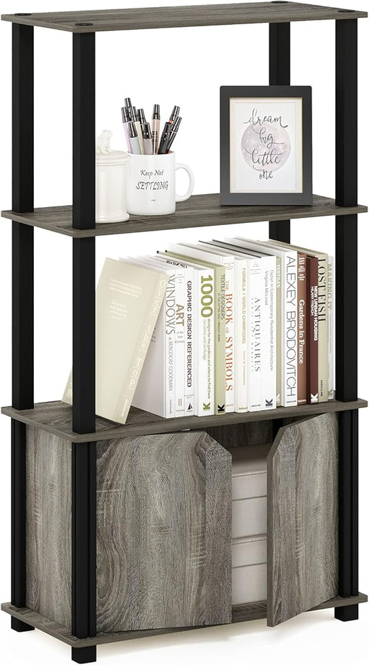 Furinno Brahms 4-Tier Multipurpose Bookcase/Bookshelf/Display Shelf/Display Rack by Furinno-FitsYourSpaceFitsYourBudget
