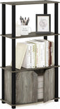 Furinno Brahms 4-Tier Multipurpose Bookcase/Bookshelf/Display Shelf/Display Rack by Furinno-FitsYourSpaceFitsYourBudget