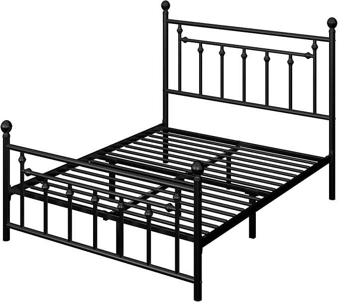 Allewie 14 Inch Full Size Metal Platform Bed Frame - Image 9