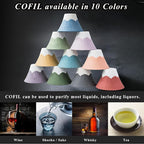 Ceramic Reusable Coffee Filter Dripper Paperless Sustinable Mt. Fuji Made in Japan (Green)