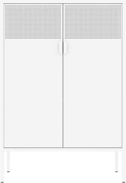 Washsemba 2 Mesh Door Metal Storage Cabinet - Image 3