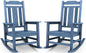 SERWALL Oversized Outdoor Rocking Chair Set of 2, All Weather Patio Rocking by SERWALL