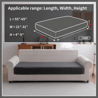 OHSIO Sectional Couch Covers, Wear Resistant Stretch Sofa Covers Washable Soft - Image 2